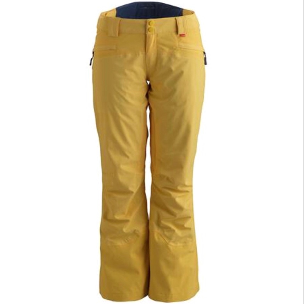 Marker Women's Yellow Ski Pants